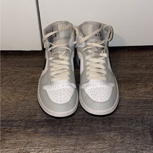 Grey air Jordan high, size 8.5